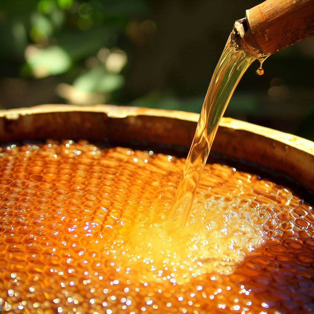 tanque de miel en panal