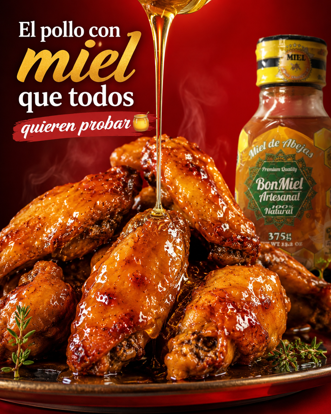 pollo con miel